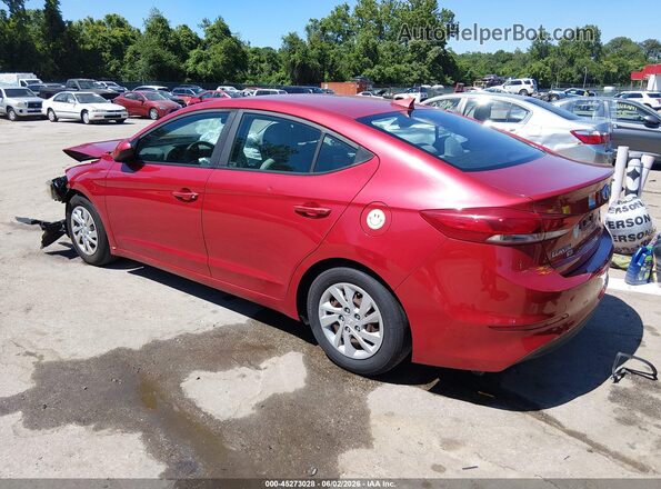 5NPD74LF2HH080324 2017 HYUNDAI ELANTRA Red Rear left