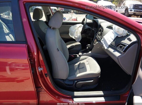 5NPD74LF2HH080324 2017 HYUNDAI ELANTRA Red Front interior view