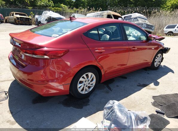 5NPD74LF2HH080324 2017 HYUNDAI ELANTRA Red Rear right