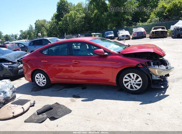 5NPD74LF2HH080324 2017 HYUNDAI ELANTRA Red 360 interior view