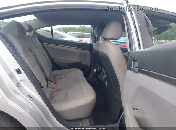 5NPD74LF2HH140375 2017 HYUNDAI ELANTRA Silver Vista de la etiqueta del VIN