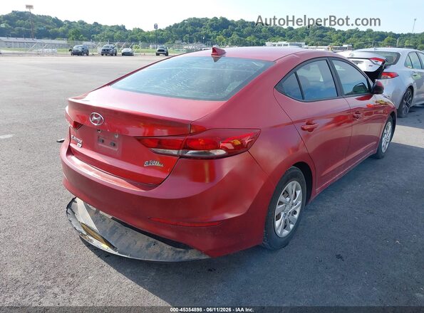 5NPD74LF2HH148699 2017 HYUNDAI ELANTRA Red Trasero derecho