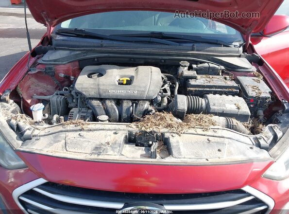 5NPD74LF2HH148699 2017 HYUNDAI ELANTRA Red Vista trasera