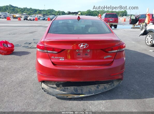 5NPD74LF2HH148699 2017 HYUNDAI ELANTRA Red 