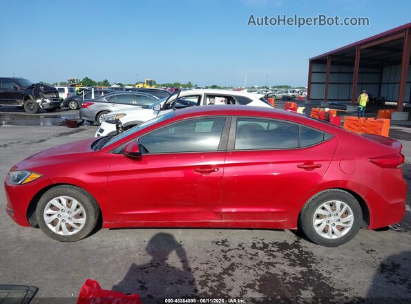 5NPD74LF2HH148699 2017 HYUNDAI ELANTRA Red 
