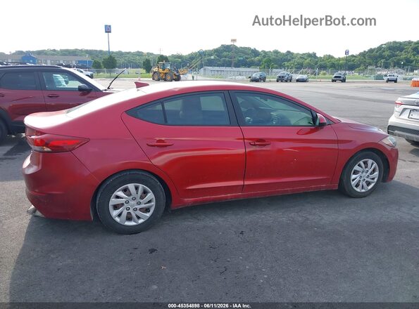 5NPD74LF2HH148699 2017 HYUNDAI ELANTRA Red Vista interior de 360 grados
