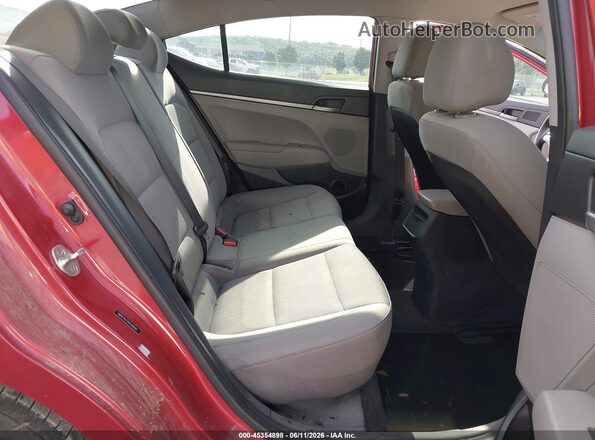 5NPD74LF2HH148699 2017 HYUNDAI ELANTRA Red Vista de la etiqueta del VIN