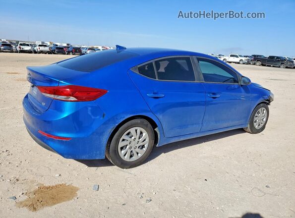 5NPD74LF2HH164854 2017 HYUNDAI ELANTRA Blue Հետևի աջ