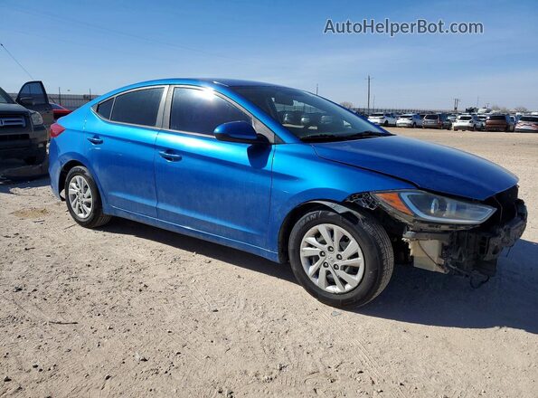 5NPD74LF2HH164854 2017 HYUNDAI ELANTRA Blue Առջևի աջ
