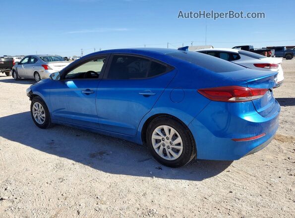 5NPD74LF2HH164854 2017 HYUNDAI ELANTRA Blue Հետևի ձախ