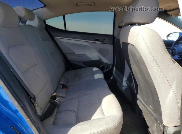 5NPD74LF2HH164854 2017 HYUNDAI ELANTRA Blue Հետևի նստատեղերի տեսք