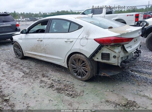 5NPD74LF2HH177359 2017 HYUNDAI ELANTRA Белый Задняя левая четверть