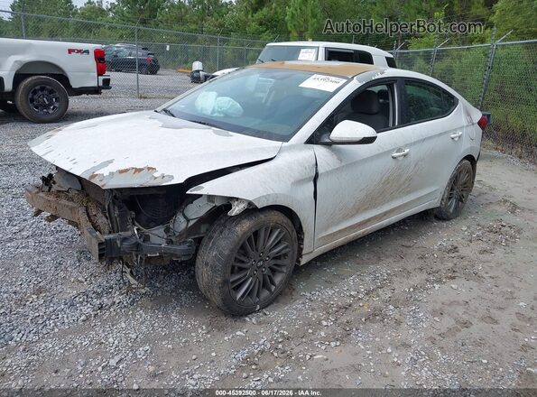 5NPD74LF2HH177359 2017 HYUNDAI ELANTRA Белый Передняя левая четверть