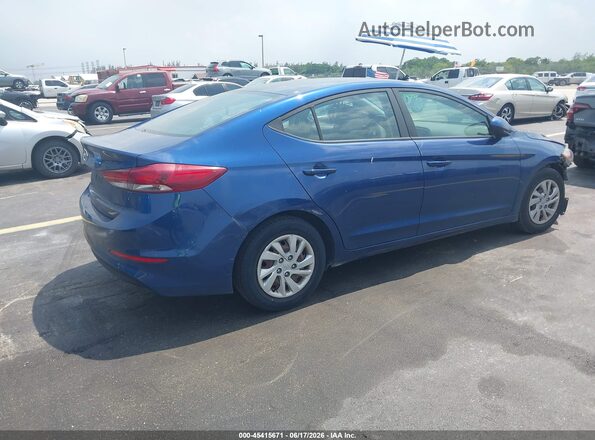5NPD74LF2JH289360 2018 HYUNDAI ELANTRA Blue Trasero derecho