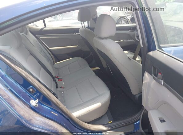 5NPD74LF2JH289360 2018 HYUNDAI ELANTRA Blue Vista de la etiqueta del VIN