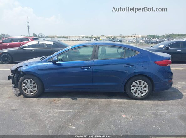 5NPD74LF2JH289360 2018 HYUNDAI ELANTRA Blue Vista interior de 360 grados