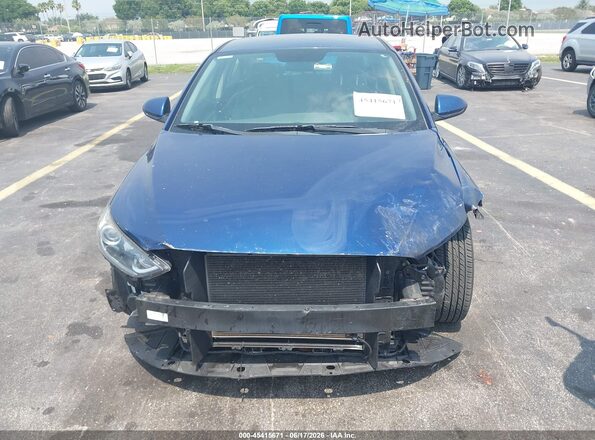 5NPD74LF2JH289360 2018 HYUNDAI ELANTRA Blue Vista del cuadro de instrumentos