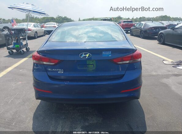 5NPD74LF2JH289360 2018 HYUNDAI ELANTRA Blue 