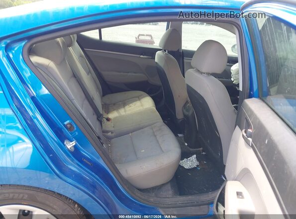 5NPD74LF2JH341375 2018 HYUNDAI ELANTRA Blue VIN კოდის სტიკერის ხედი