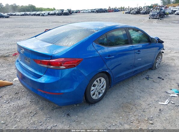 5NPD74LF2JH341375 2018 HYUNDAI ELANTRA Blue უკანა მარჯვენა