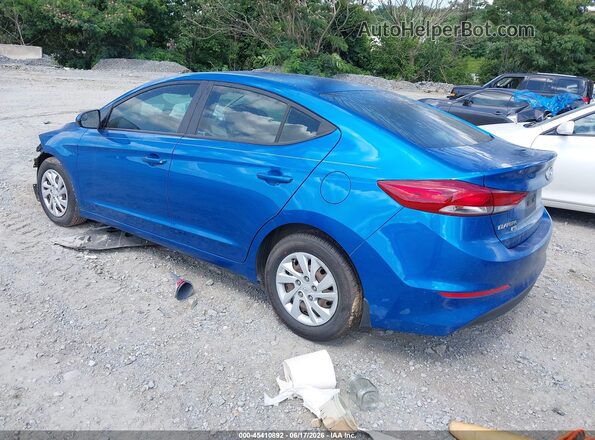5NPD74LF2JH341375 2018 HYUNDAI ELANTRA Blue უკანა მარცხენა