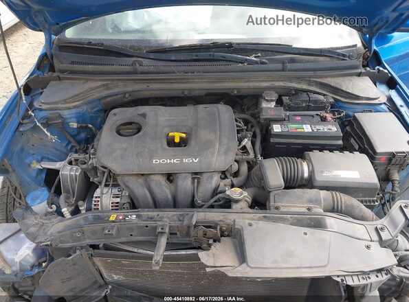 5NPD74LF2JH341375 2018 HYUNDAI ELANTRA Blue უკანა ხედი