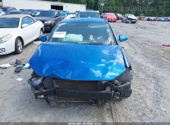5NPD74LF2JH341375 2018 HYUNDAI ELANTRA Blue წინა პანელის ხედი