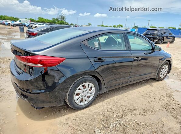 5NPD74LF2JH349704 2018 HYUNDAI ELANTRA Black Rear right