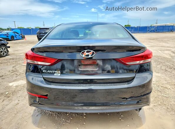 5NPD74LF2JH349704 2018 HYUNDAI ELANTRA Black Rear view