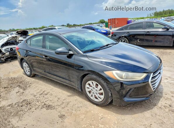 5NPD74LF2JH349704 2018 HYUNDAI ELANTRA Black Front right