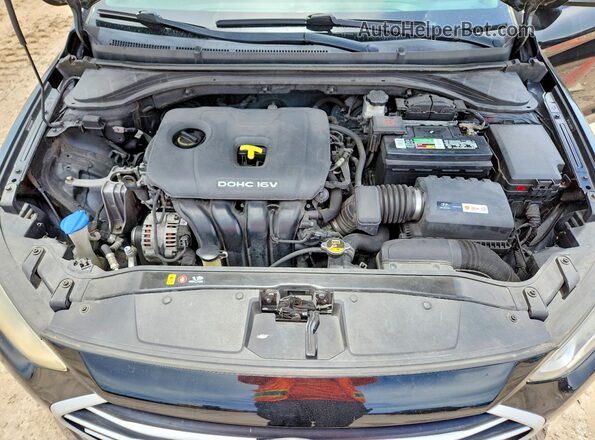 5NPD74LF2JH349704 2018 HYUNDAI ELANTRA Black Rear interior view