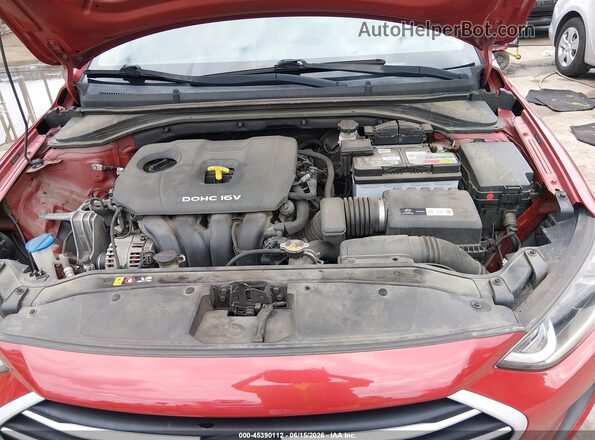 5NPD74LF2JH370004 2018 HYUNDAI ELANTRA Red Вид ззаду
