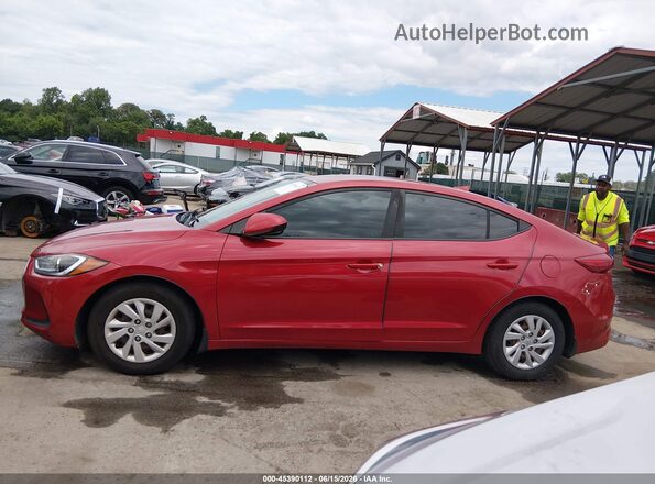 5NPD74LF2JH370004 2018 HYUNDAI ELANTRA Red Панорамний вид салону 360°