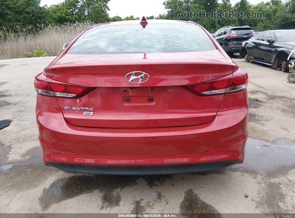 5NPD74LF2JH370004 2018 HYUNDAI ELANTRA Red 