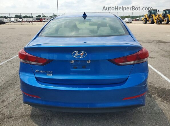 5NPD74LF2JH376496 2018 HYUNDAI ELANTRA Blue Vista trasera