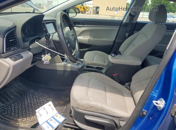 5NPD74LF2JH376496 2018 HYUNDAI ELANTRA Blue Vista interior delantera