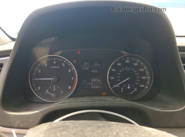 5NPD74LF2JH376496 2018 HYUNDAI ELANTRA Blue Vista del cuadro de instrumentos