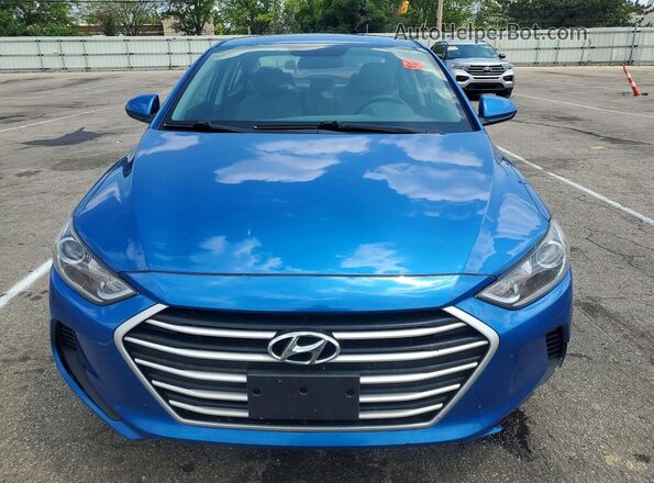 5NPD74LF2JH376496 2018 HYUNDAI ELANTRA Blue Vista frontal