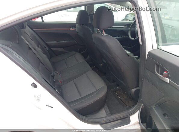 5NPD74LF2JH393623 2018 HYUNDAI ELANTRA White Vista de la etiqueta del VIN
