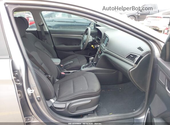 5NPD74LF2JH398482 2018 HYUNDAI ELANTRA Gray Вид салону спереду