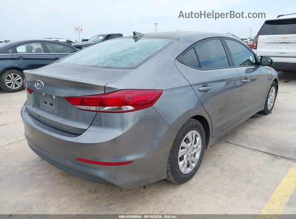 5NPD74LF2JH398482 2018 HYUNDAI ELANTRA Gray Задня права чверть