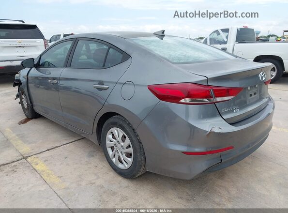 5NPD74LF2JH398482 2018 HYUNDAI ELANTRA Gray Задня ліва чверть