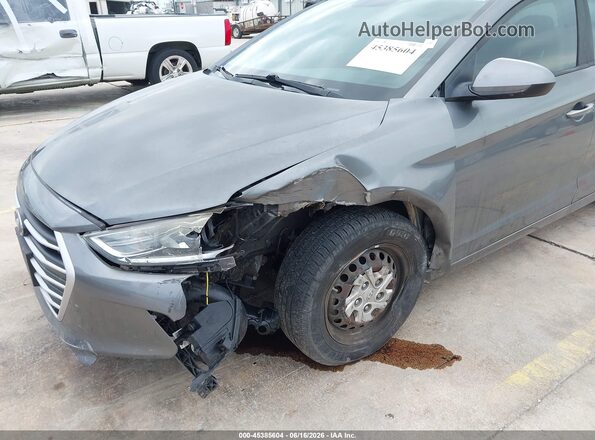 5NPD74LF2JH398482 2018 HYUNDAI ELANTRA Gray 