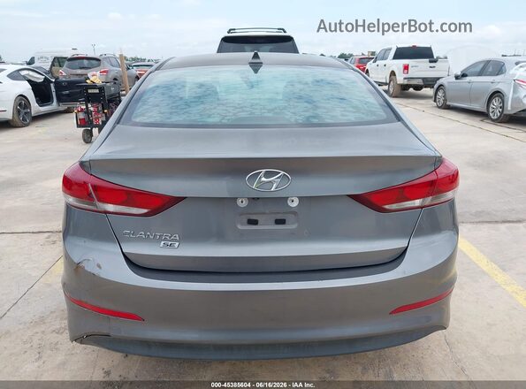 5NPD74LF2JH398482 2018 HYUNDAI ELANTRA Gray 