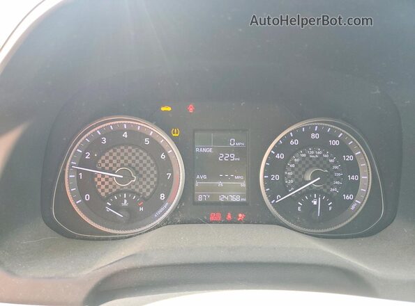 5NPD74LF2KH439792 2019 HYUNDAI ELANTRA Blue Սարքավորումների վահանակի տեսք