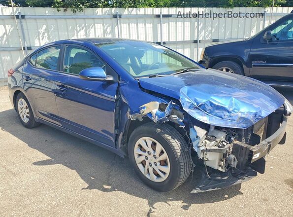 5NPD74LF2KH439792 2019 HYUNDAI ELANTRA Blue Առջևի աջ