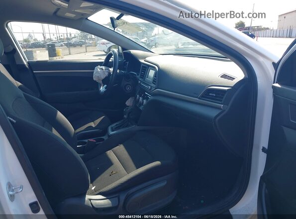 5NPD74LF2KH473084 2019 HYUNDAI ELANTRA White Вид салону спереду