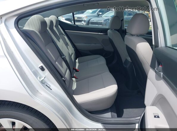 5NPD74LF2KH486689 2019 HYUNDAI ELANTRA Silver Widok naklejki z numerem VIN