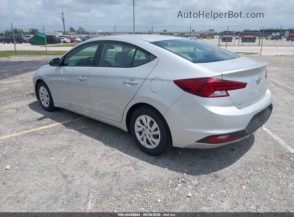 5NPD74LF2KH486689 2019 HYUNDAI ELANTRA Silver Tył lewy