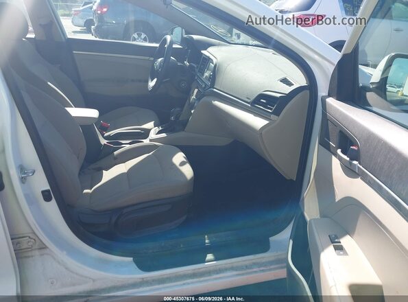 5NPD74LF2KH486790 2019 HYUNDAI ELANTRA White Front interior view